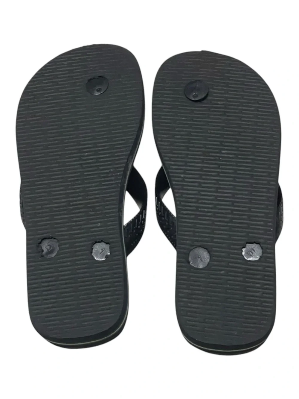 new J Crew x Havaianas ✪ Girls Boys Brazil Logo Flip Flops ✪ Black ✪ 29 30